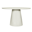 Jídelní stůl 150 cm Ivory MDF kulatý- mahagon