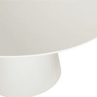 Jídelní stůl 150 cm Ivory MDF kulatý- mahagon