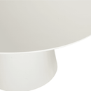 Jídelní stůl 150 cm Ivory MDF kulatý- mahagon