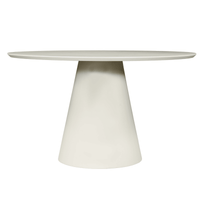 Jídelní stůl Ivory MDF kulatý 130 cm, mahagon
