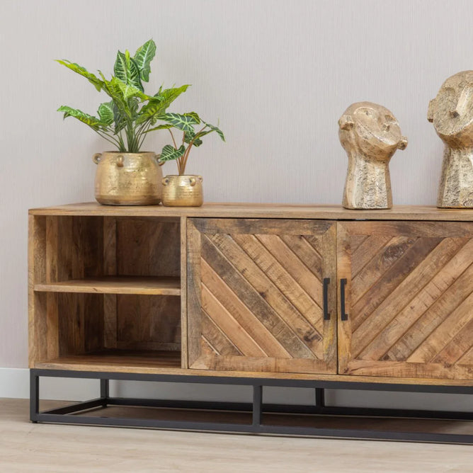 Mangohouten Eettafel Tulsa