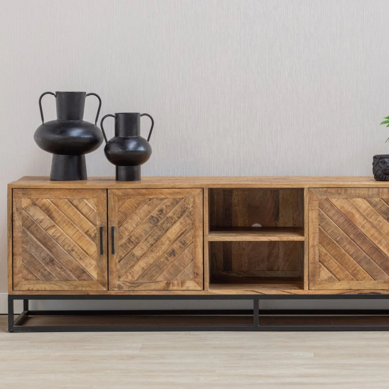 TV skříňka z mangového dřeva Reno 200 cm Mahom