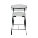 Barová židle Laon Béžová s černou podnoží Mahom