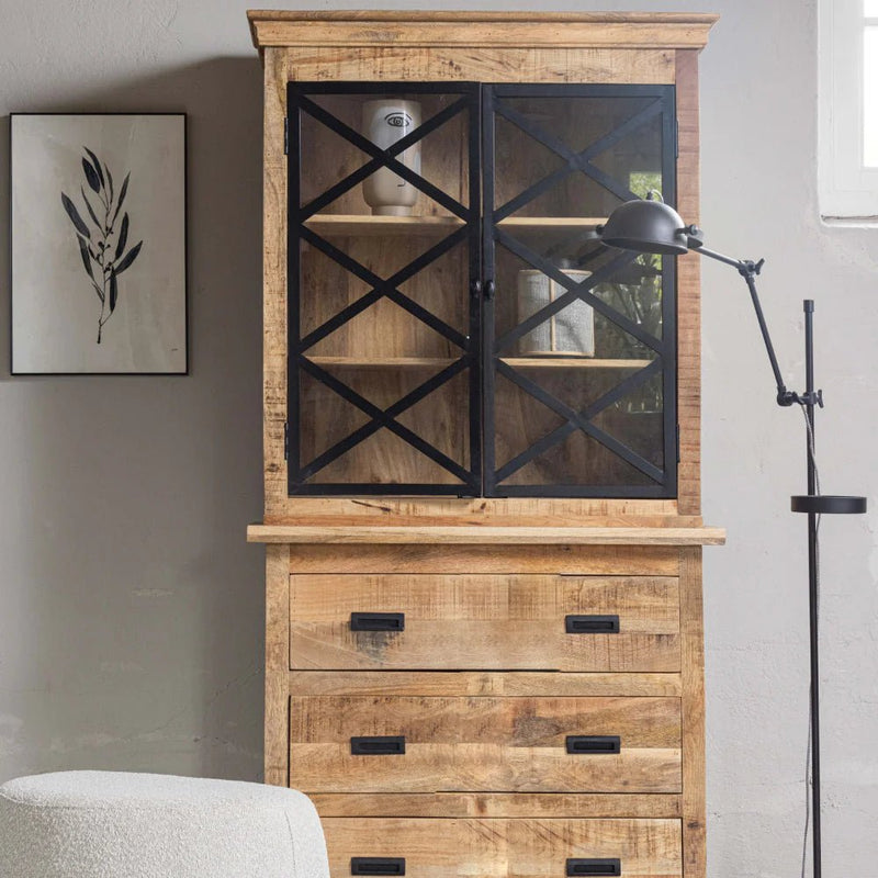 Příborník z mangového dřeva Denver 100 cm Mahom