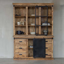 Príborník z mangového dreva Denver 160x220 cm jednodverový rovný Mahom