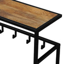 Věšák na kabáty z mangového dřeva 78x30x85 cm Mahom