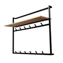 Věšák na kabáty z mangového dřeva 100x30x80 cm Mahom