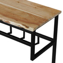 Věšák na kabáty z mangového dřeva 100x33x80 cm Mahom