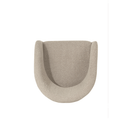 Jídelní židle Rennes Pískové bouclé s černou podnoží Mahom