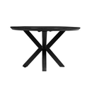 Konferenční stolek z mangového dřeva Vicenza černý 70 cm Mahom