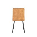 Jídelní židle Angers Koňaková s černou podnoží Mahom