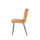 Jídelní židle Angers Koňaková s černou podnoží Mahom