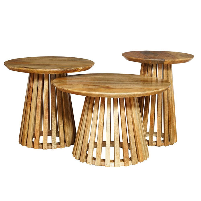 Konferenční stolek z mangového dřeva Ravenna malý mahagon