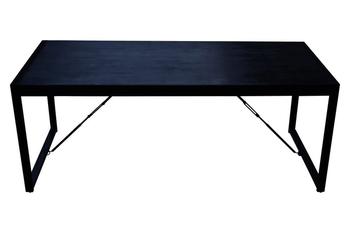 Jídelní stul  z mangového dřeva Phoenix Black,obdélníkový 200x90 cm,  /mahagon/
