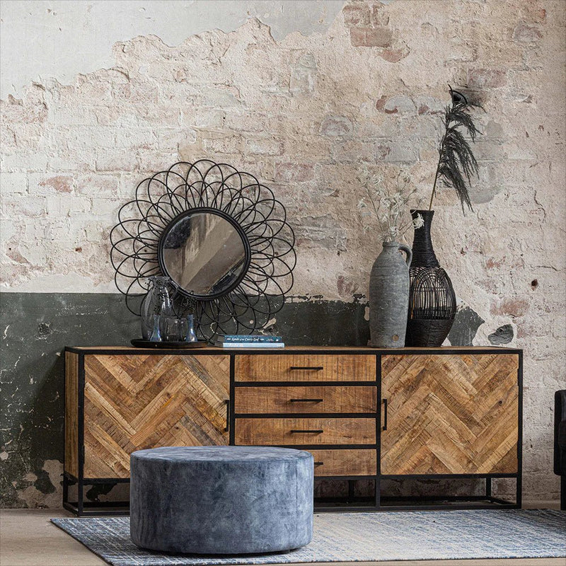 Příborník z mangového dřeva New Haven 165 cm Mahom