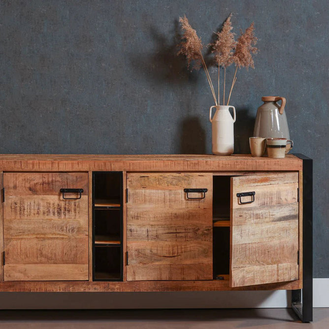 Mangohouten Eettafel Tulsa
