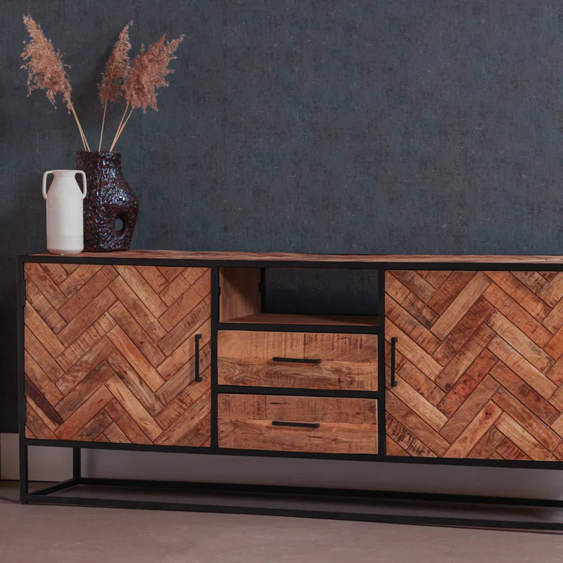 Příborník z mangového dřeva Toronto 180 cm Mahom