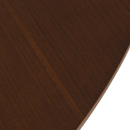 Jídelní stůl Adelaide kulatý 120 cm Tmavý ořech Mahom