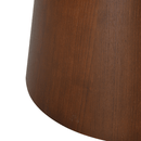 Jídelní stůl Adelaide kulatý 120 cm Tmavý ořech Mahom
