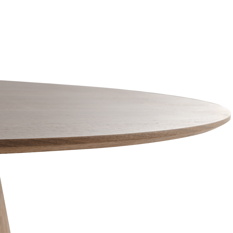 Jídelní stůl Adelaide kulatý 120 cm Ořech Mahom