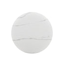 Kulatý jídelní stůl Santiago s dřevěnou dýhou 120 cm , hnědý, mahagon