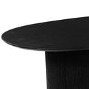 Jídelní stůl z mangového dřeva Chiara černý 180x100 cm Mahom