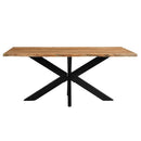 Jídelní stůl z akáciového dřeva s obdélníkovým okrajem 180x100 cm Mahom