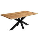 Jídelní stůl z akáciového dřeva s obdélníkovým okrajem 180x100 cm Mahom