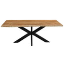 Jídelní stůl z akáciového dřeva s obdélníkovým okrajem 200x100 cm Mahom