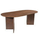 Jídelní stůl z mangového dřeva Sara 220x100 cm ořech Mahom