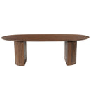 Jídelní stůl z mangového dřeva Chiara 220x100 cm ořech Mahom