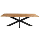 Jídelní stůl z akáciového dřeva s obdélníkovým okrajem 220x100 cm Mahom