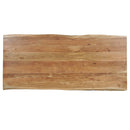 Jídelní stůl z akáciového dřeva s obdélníkovým okrajem 220x100 cm Mahom