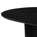 Jídelní stůl z mangového dřeva Chiara černý 240x110 cm Mahom
