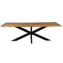 Jídelní stůl z akáciového dřeva s obdélníkovým okrajem 240x100 cm Mahom