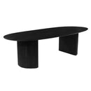 Jídelní stůl z mangového dřeva Chiara černý 260x120 cm Mahom