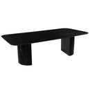 Jídelní stůl z mangového dřeva Lucia černý 260x120 cm Mahom