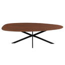 Jídelní stůl z mangového dřeva organický Laura 240x110 cm ořech Mahom