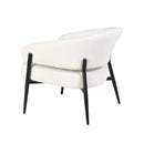 Křeslo Lappi bíle, mahagon