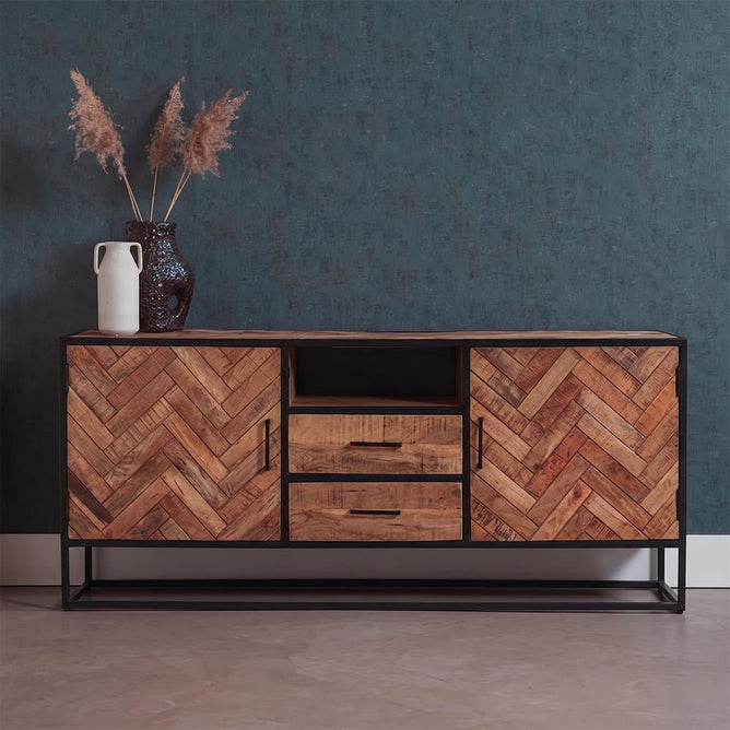 Mangohouten Eettafel Tulsa