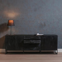 Příborník z mangového dřeva Florence 210 cm Mahom