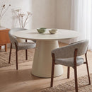 Jídelní stůl Ivory MDF kulatý 130 cm, mahagon