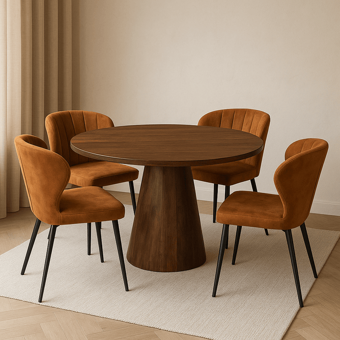 Mangohouten Eettafel Tulsa
