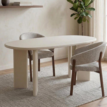 Jídelní stůl Savannah Microcement  panelová noha 210 cm