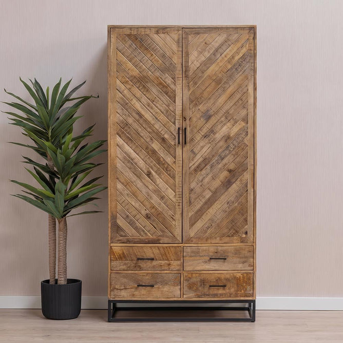 Mangohouten Eettafel Tulsa