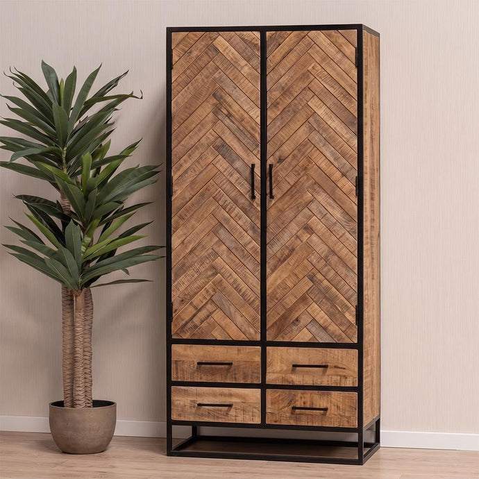 Skříň z mangového dřeva New Haven 90 cm Mahom