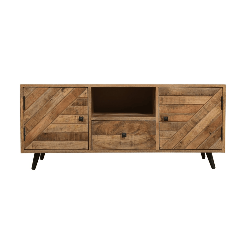 TV skřínka z mangového dřeva Alamo 120 cm Mahom