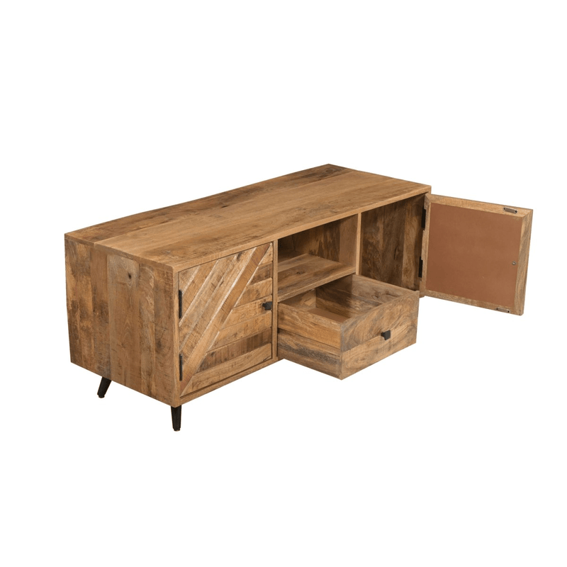 TV skřínka z mangového dřeva Alamo 120 cm Mahom