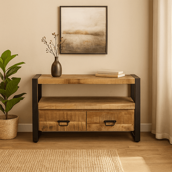Mangohouten Eettafel Tulsa