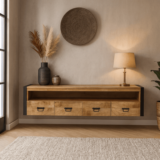 Mangohouten Eettafel Tulsa